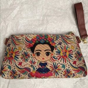 Cute handmade Frida Khalo bag